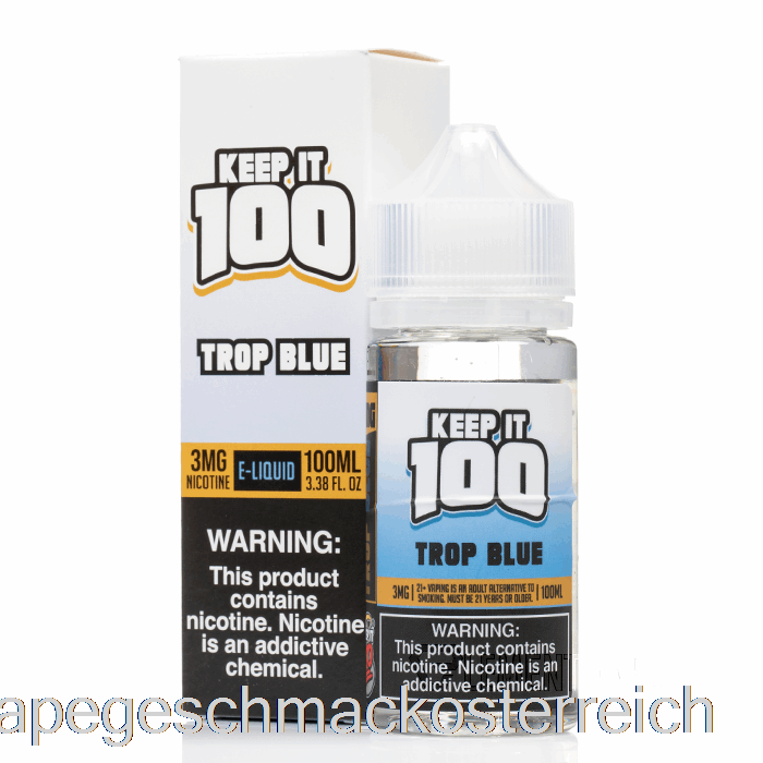 Trop Blue – Keep It 100 E-Liquid – 100 Ml 0 Mg Vape-Geschmack